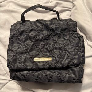 Victoria's Secret Black Quilted Cosmetic Bag